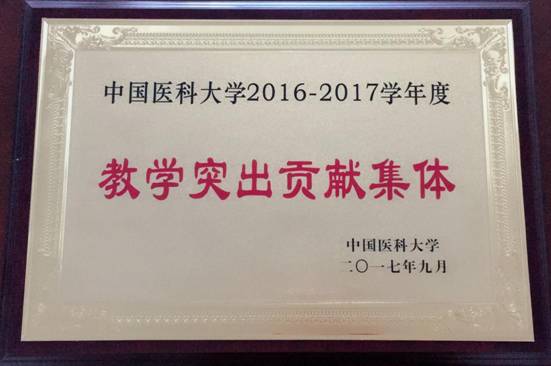 2017教学突出贡献集体